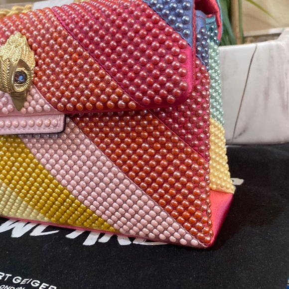 Kurt Geiger Mini Kensington Beaded Convertible Shoulder Bag - Picture 7 of 16